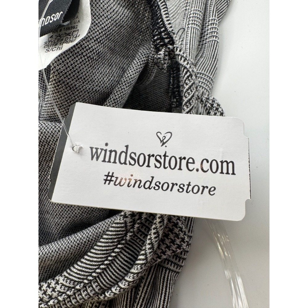 Plaid Spaghetti Strap‎ Mini Dress Crisscross Back Cowl Neck - Picture 13 of 13